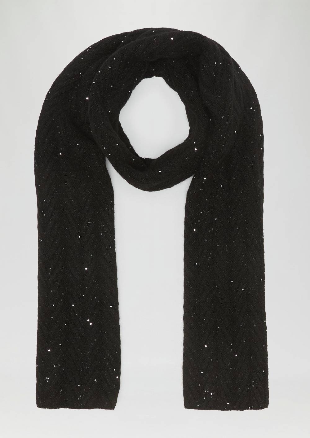 S.Oliver Gerippter Schal Aus Wollmix