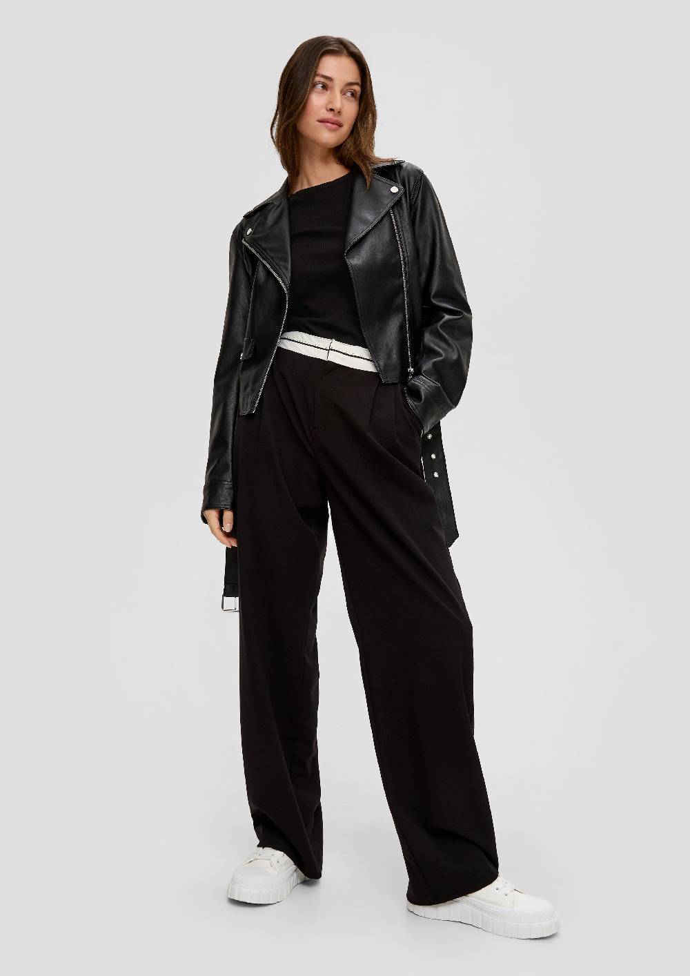 S.Oliver Geripptes Longsleeve Im Slim Fit