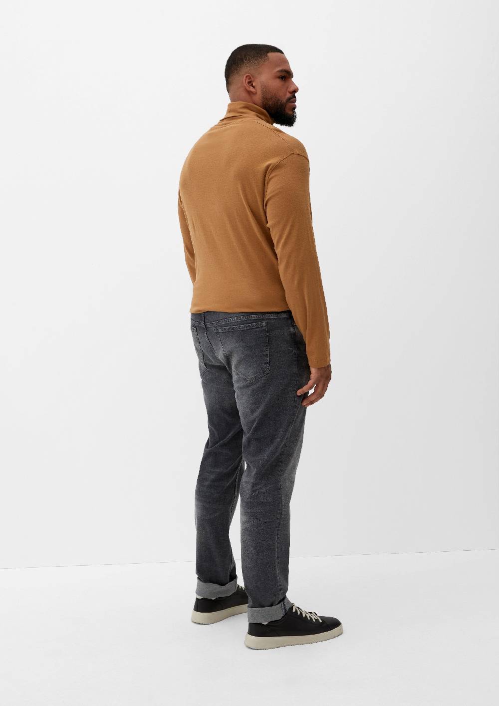 S.Oliver Geripptes Longsleeve Mit Turtleneck
