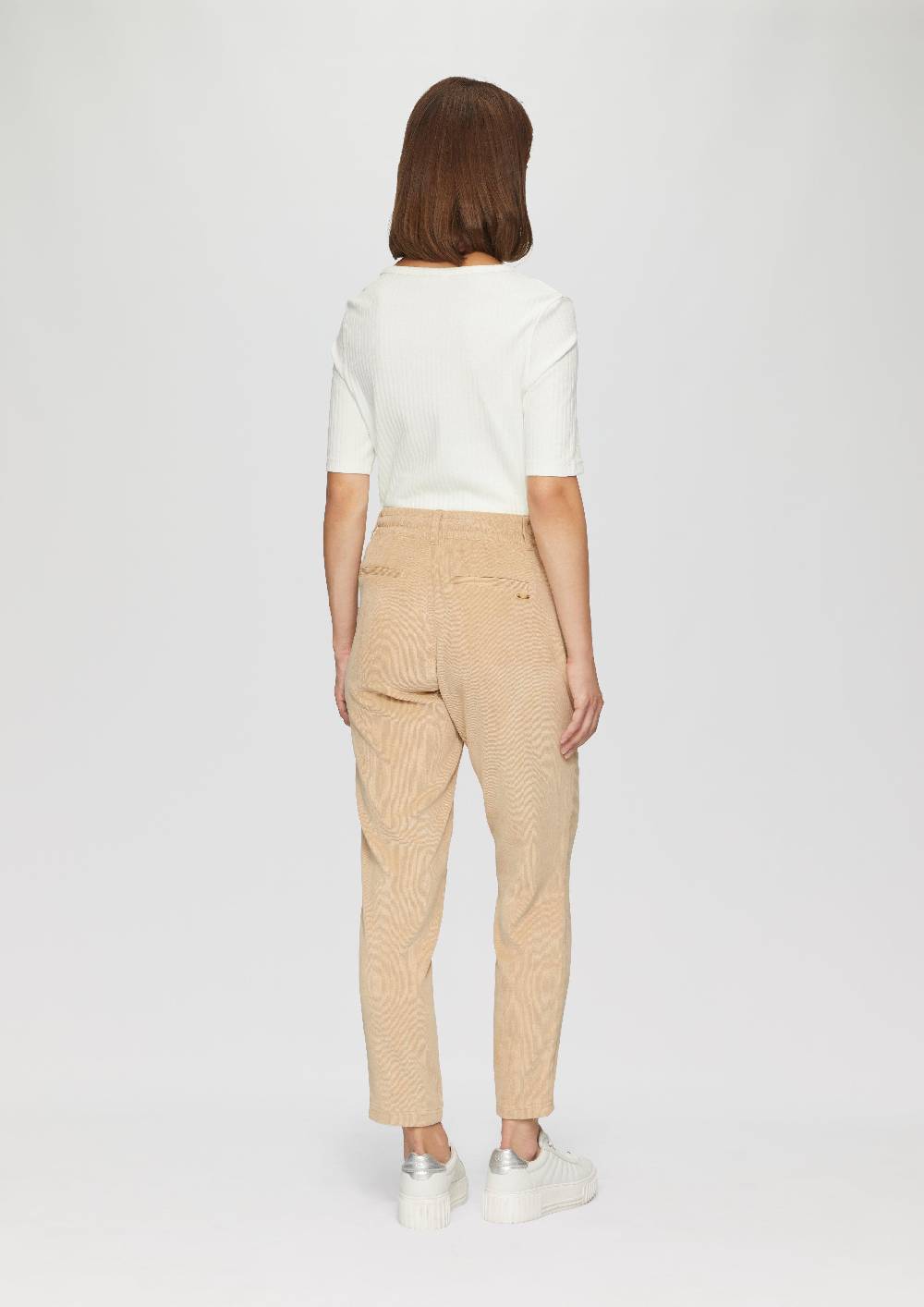 S.Oliver Geripptes Shirt Mit Halblangen Ärmeln