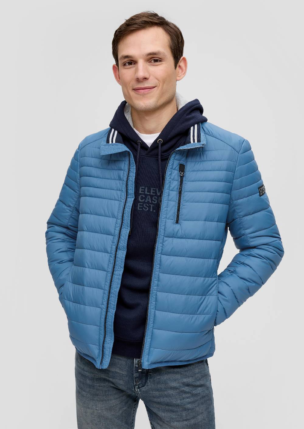 S.Oliver Gesteppte Outdoor-Jacke Mit Stehkragen