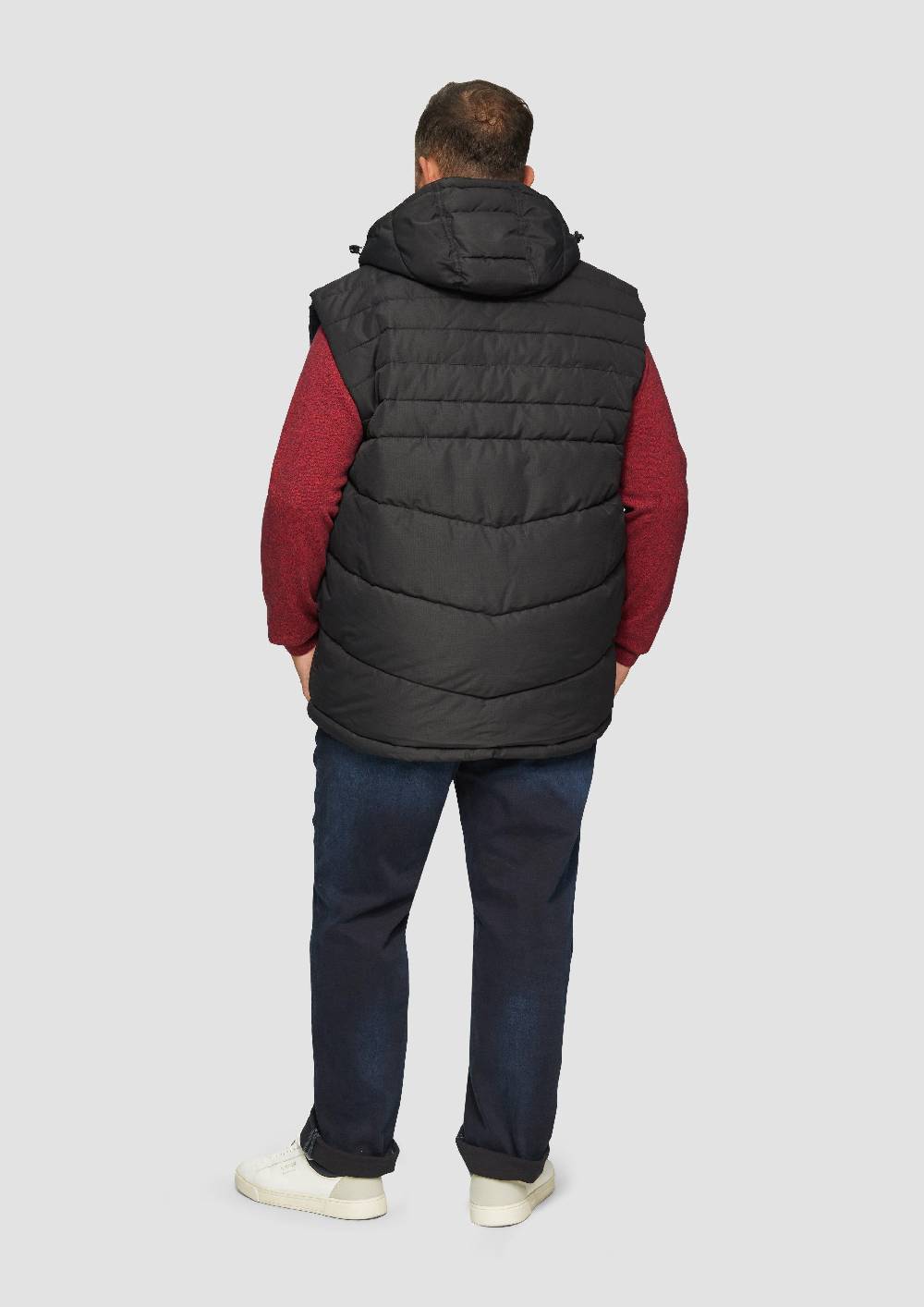 S.Oliver Gesteppte Weste Mit Abnehmbarer Kapuze