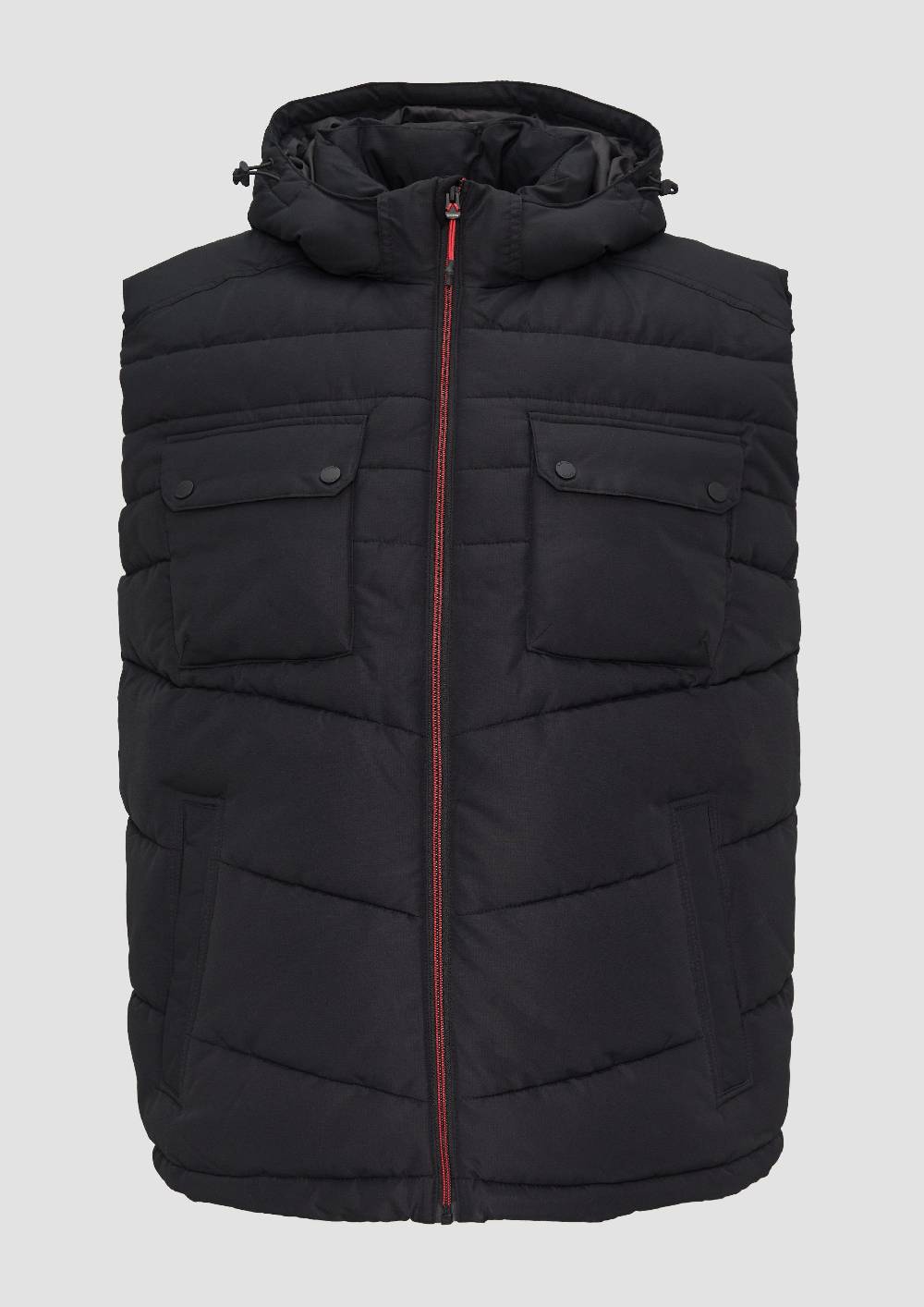 S.Oliver Gesteppte Weste Mit Abnehmbarer Kapuze