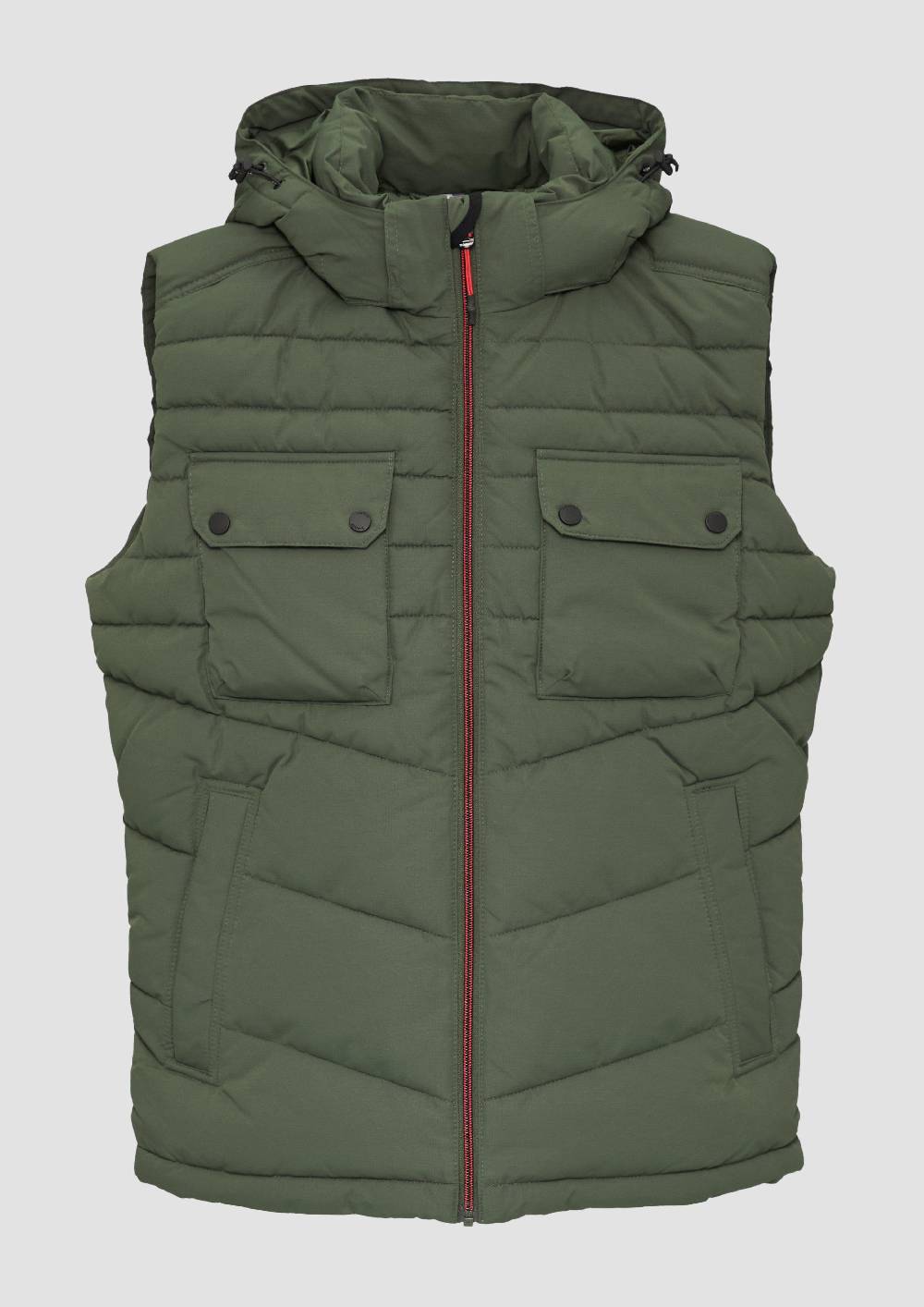 S.Oliver Gesteppte Weste Mit Abnehmbarer Kapuze