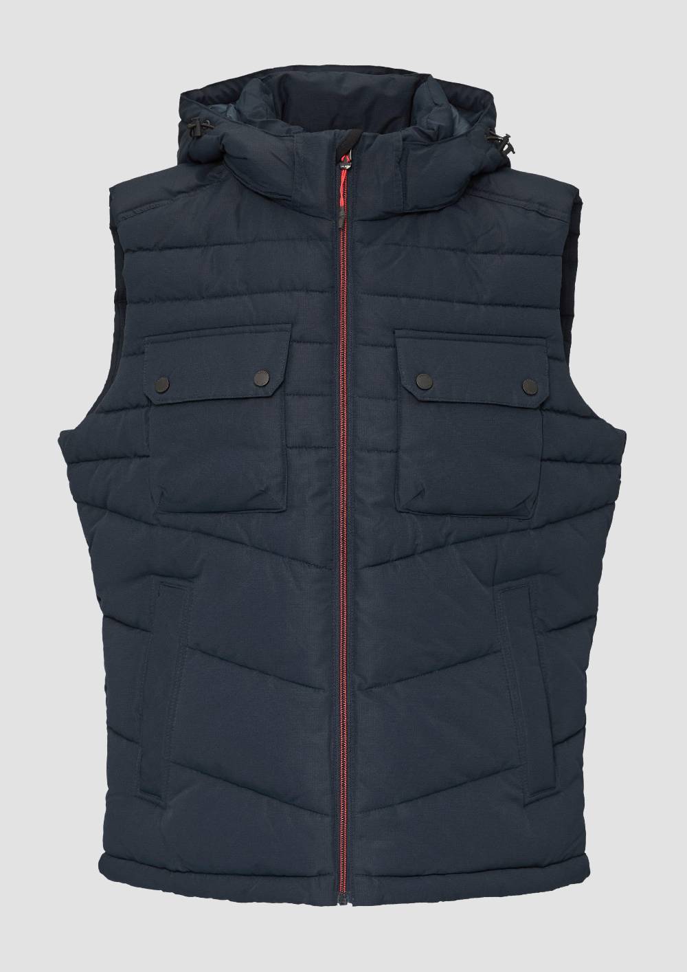 S.Oliver Gesteppte Weste Mit Abnehmbarer Kapuze