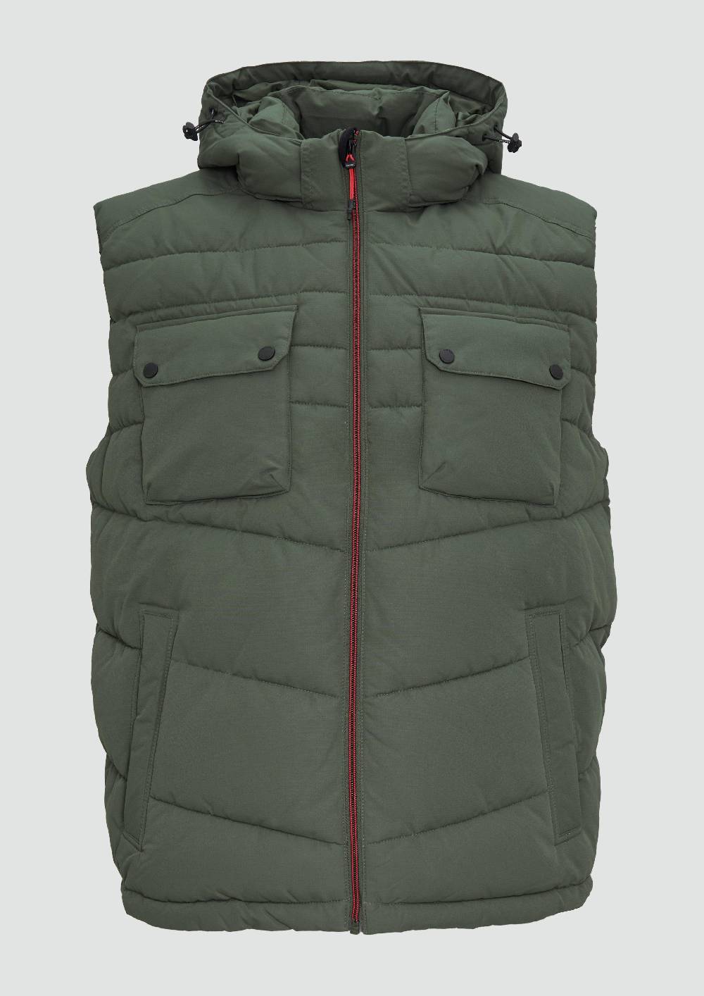 S.Oliver Gesteppte Weste Mit Abnehmbarer Kapuze