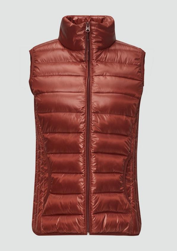 S.Oliver Gesteppte Weste Mit Stehkragen