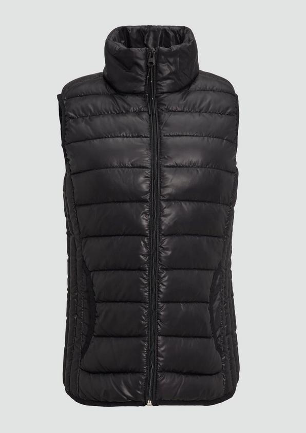 s.Oliver Gesteppte Weste mit Stehkragen