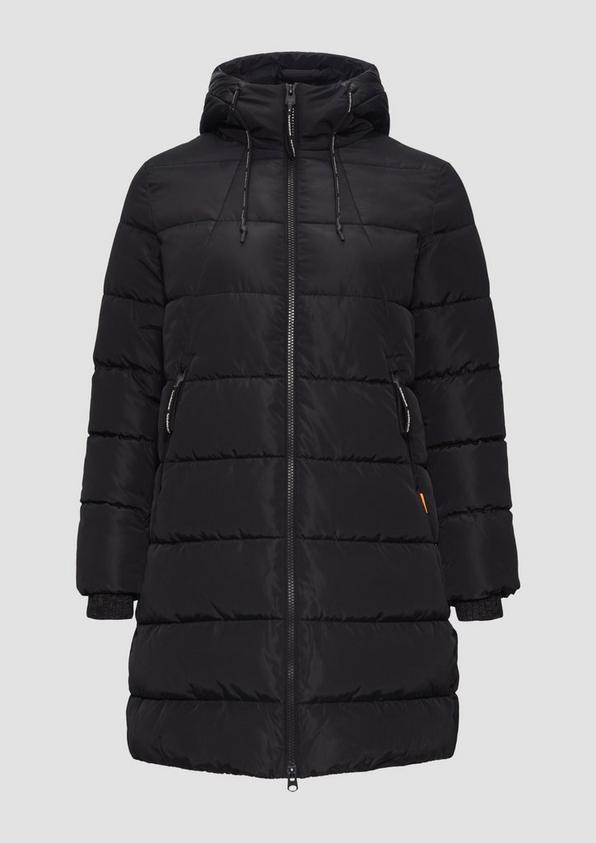 s.Oliver Gesteppter Mantel mit Kapuze