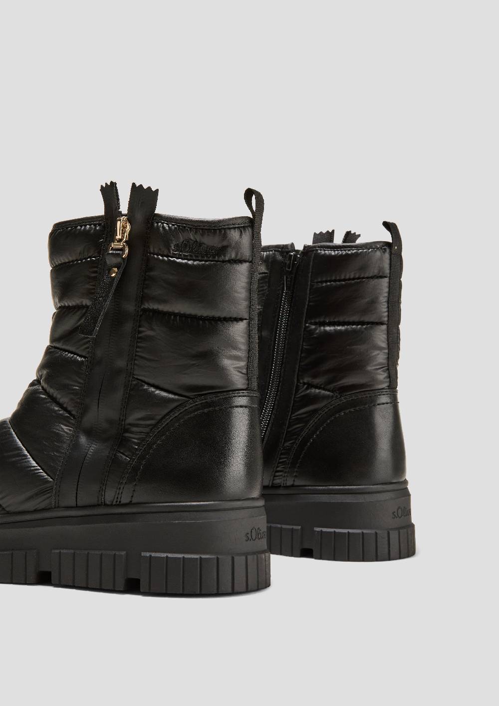 S.Oliver Gesteppter Stiefel Mir Reißverschluss