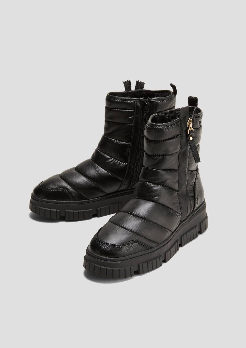 S.Oliver Gesteppter Stiefel Mir Reißverschluss