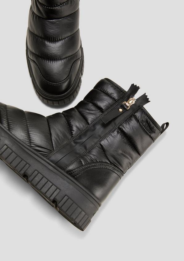 s.Oliver Gesteppter Stiefel mir Reißverschluss
