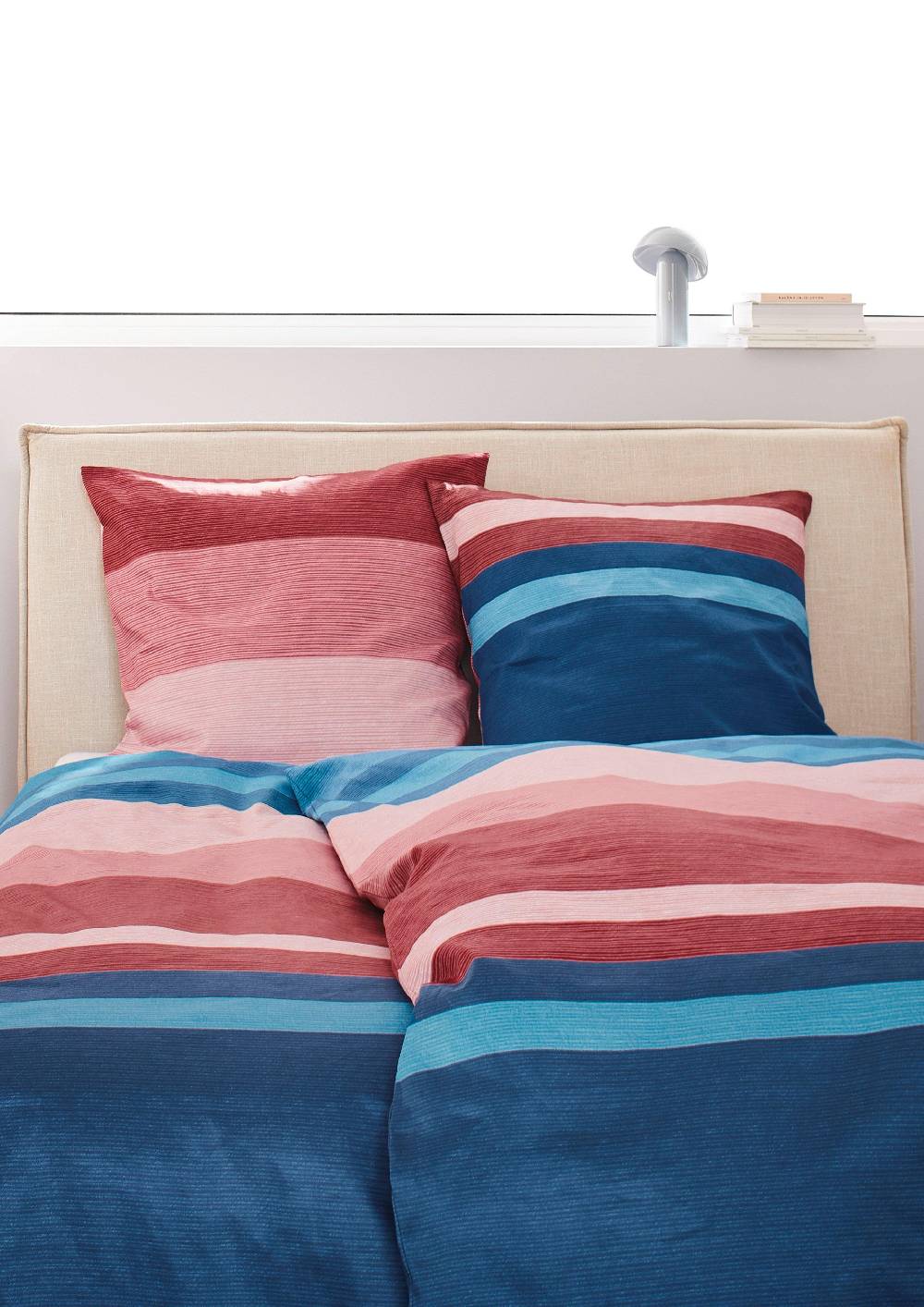 S.Oliver Gestreifte Bettwäsche Aus Feinflanell