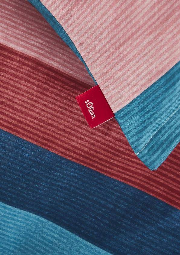 s.Oliver Gestreifte Bettwäsche aus Feinflanell