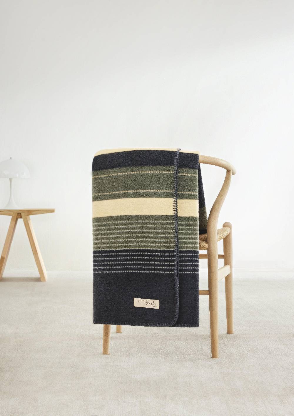 S.Oliver Gestreifte Decke Aus Baumwollmix