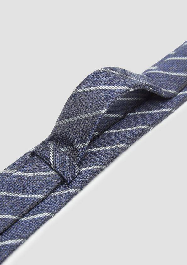 s.Oliver Gestreifte Krawatte aus Seidenmix