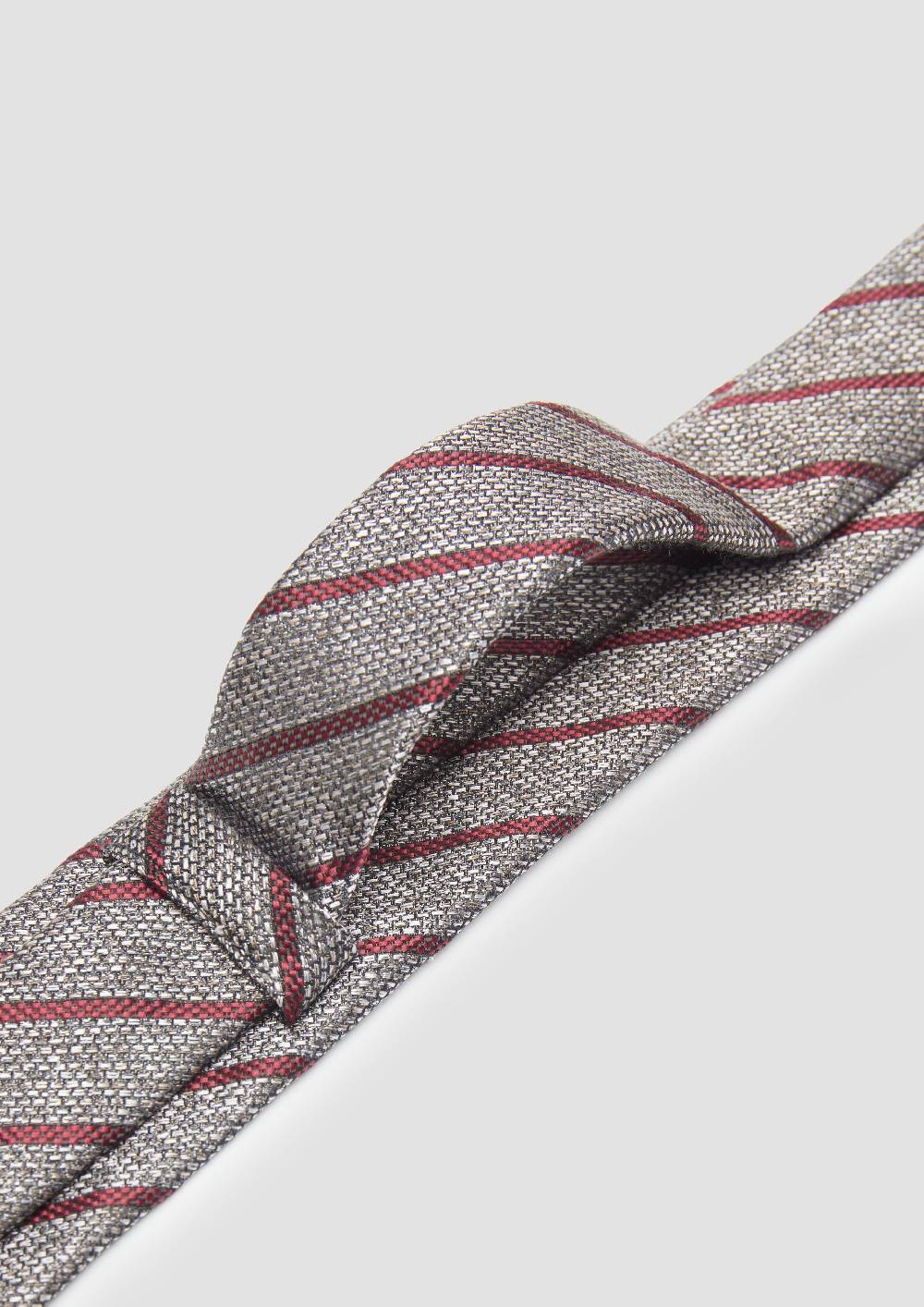 S.Oliver Gestreifte Krawatte Aus Seidenmix