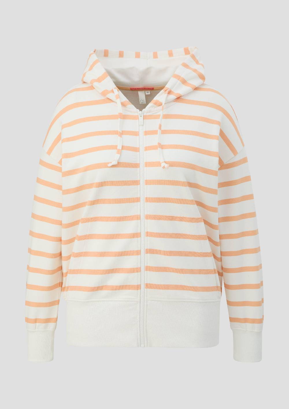 S.Oliver Gestreifter Hoodie Im Boxy Fit