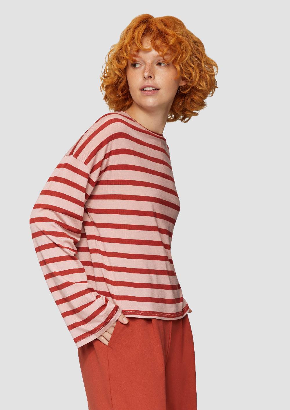 S.Oliver Gestreiftes Longsleeve Aus Jersey