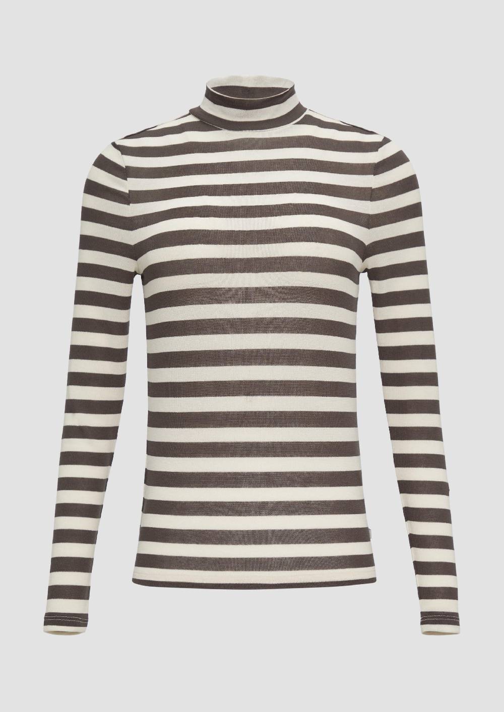 S.Oliver Gestreiftes Longsleeve Im Slim Fit