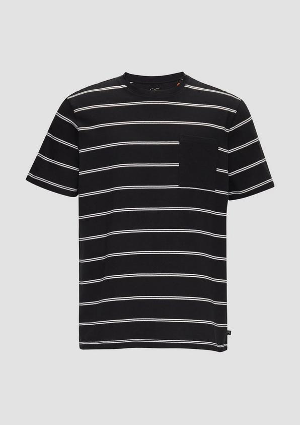 s.Oliver Gestreiftes T-Shirt aus Baumwoll-Jersey