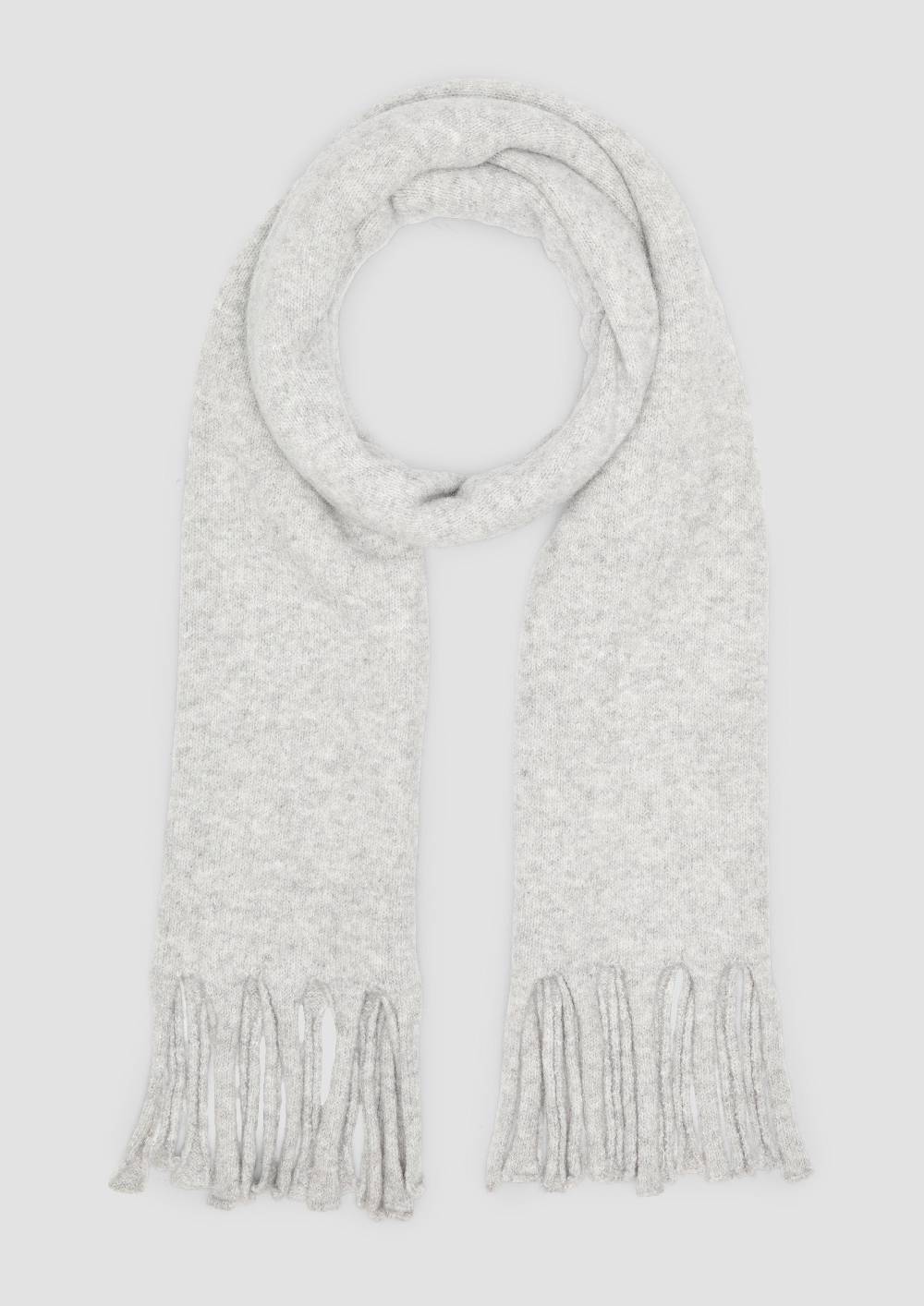 S.Oliver Gestrickter Schal Mit Fransen