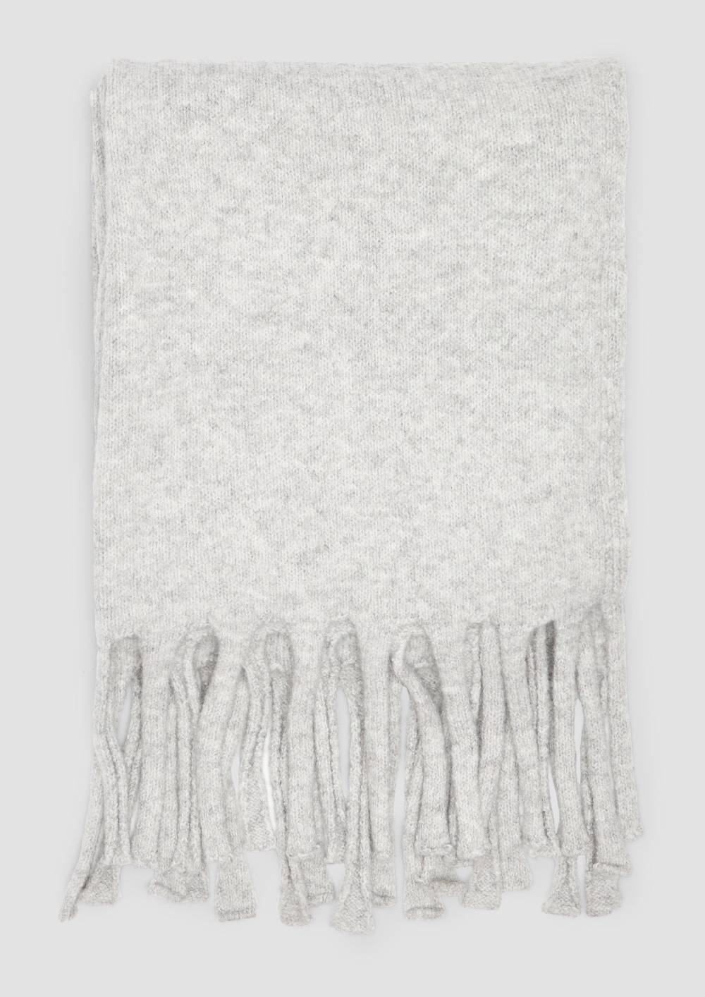 S.Oliver Gestrickter Schal Mit Fransen