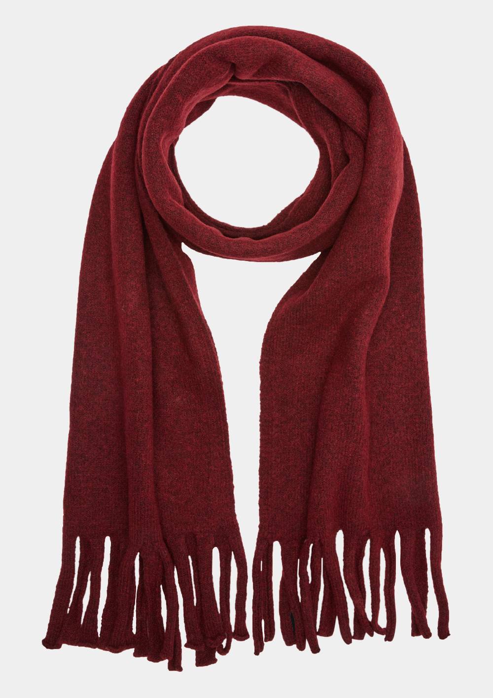 S.Oliver Gestrickter Schal Mit Fransen