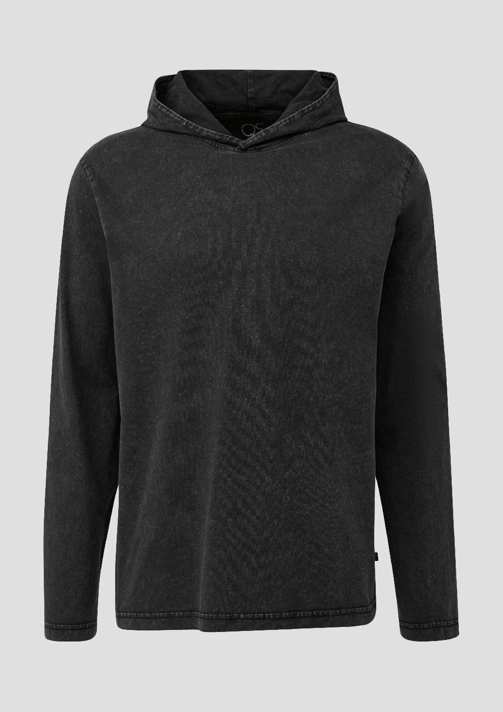 S.Oliver Gewaschenes Longsleeve Mit Kapuze