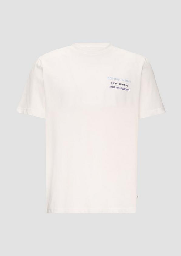 s.Oliver Gewaschenes T-Shirt mit Frontprint
