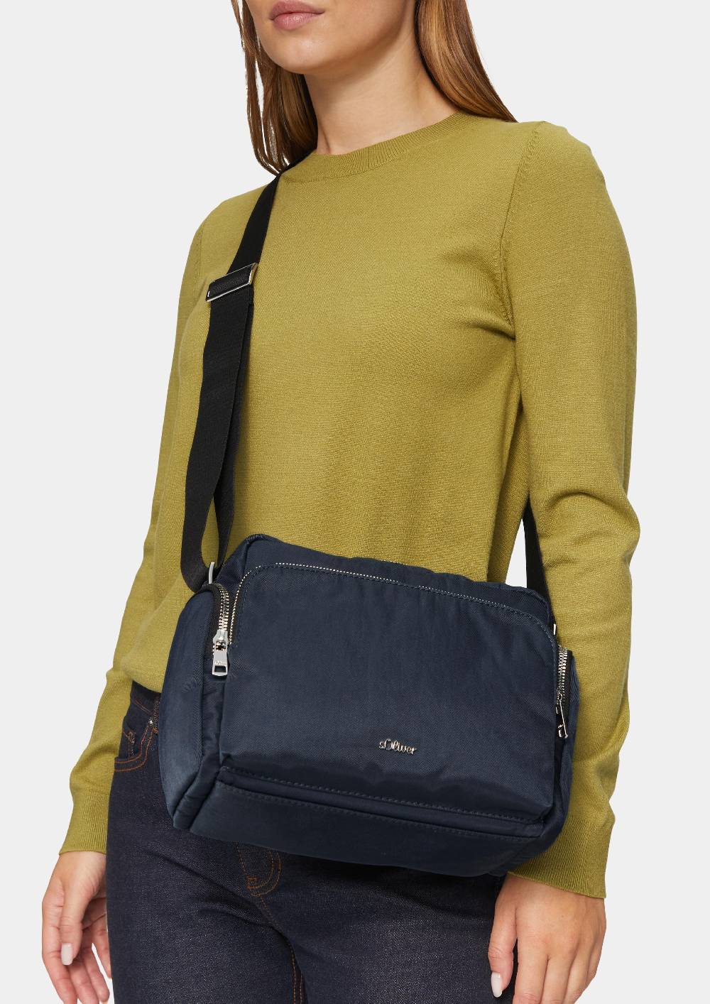 S.Oliver Große Camera-Bag Aus Nylon