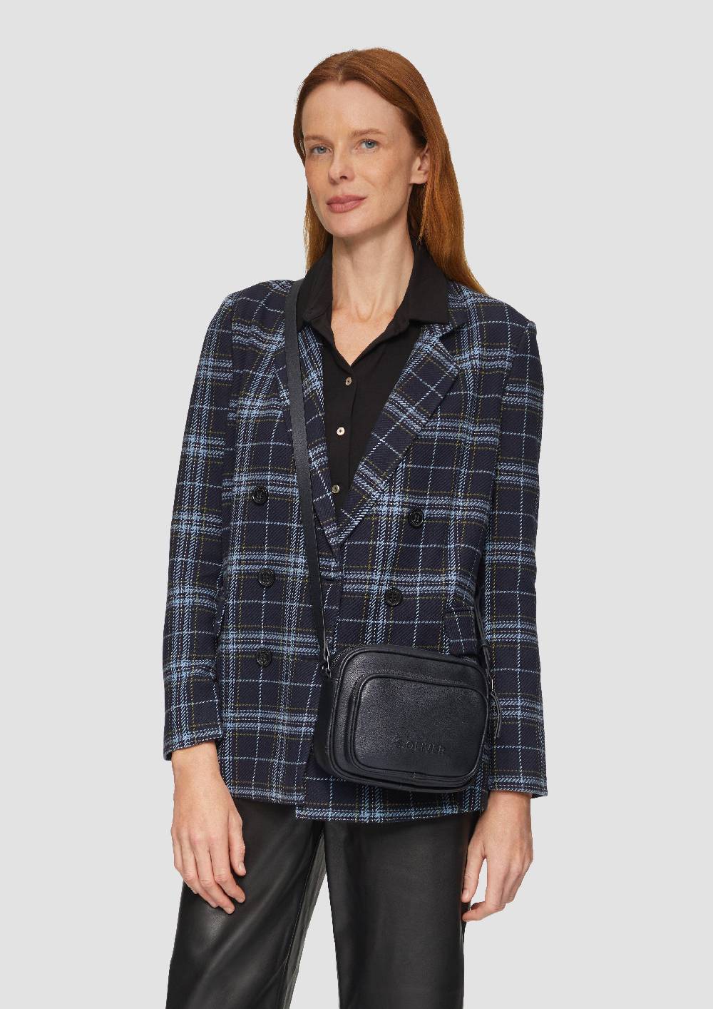 S.Oliver Große Camera-Bag In Leder-Optik