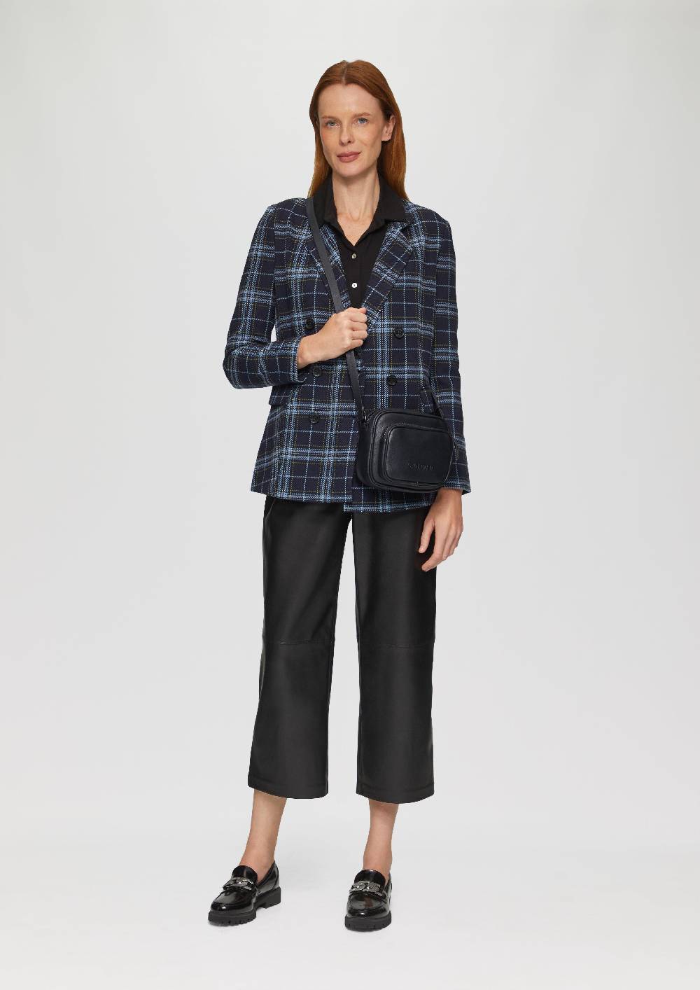 S.Oliver Große Camera-Bag In Leder-Optik