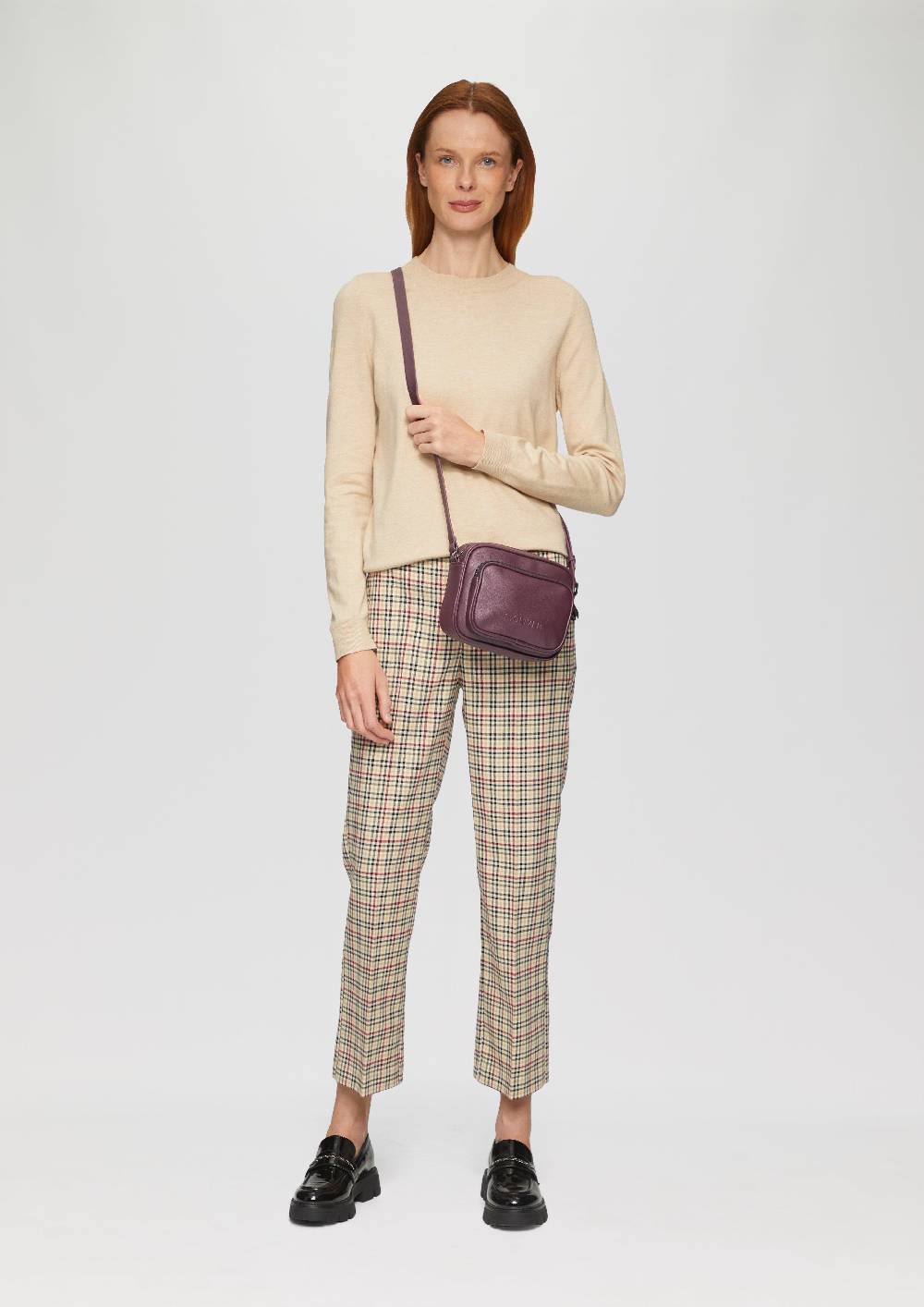 S.Oliver Große Camera-Bag In Leder-Optik