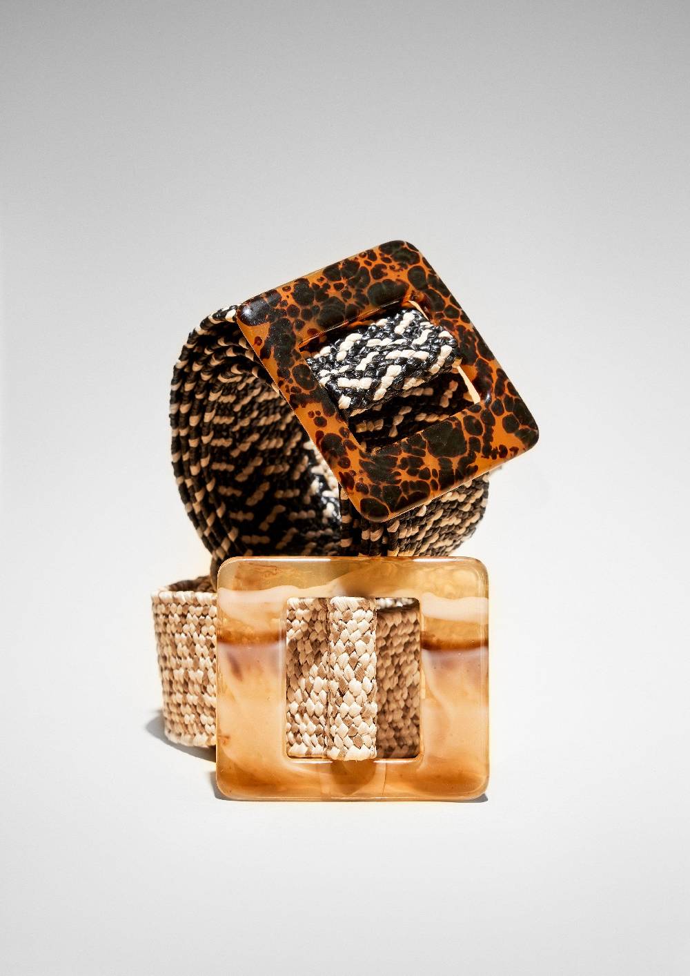 S.Oliver Gürtel In Bast-Optik Mit Dorn-Schließe