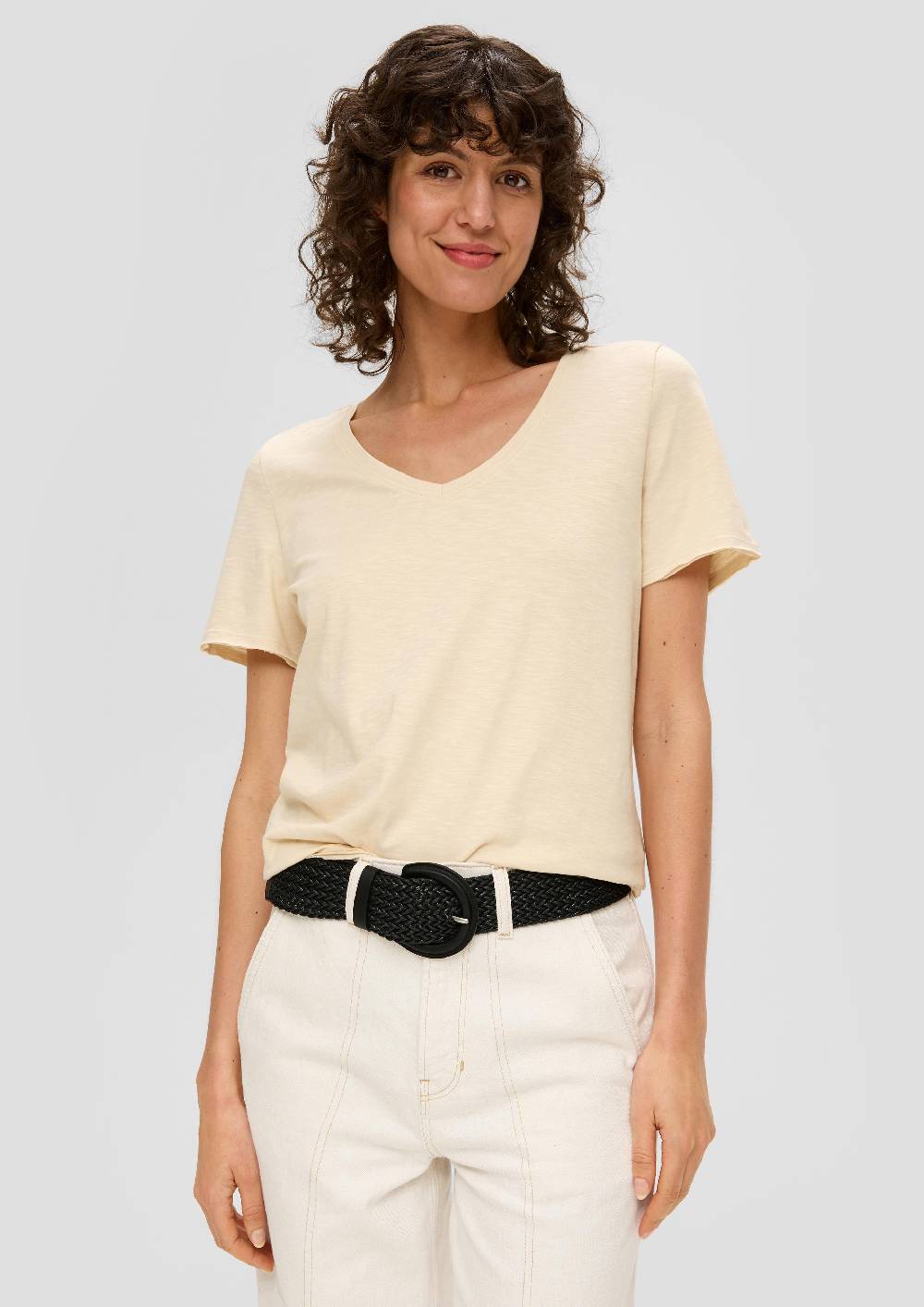 S.Oliver Gürtel Mit Flechtmuster Und Dornschließe