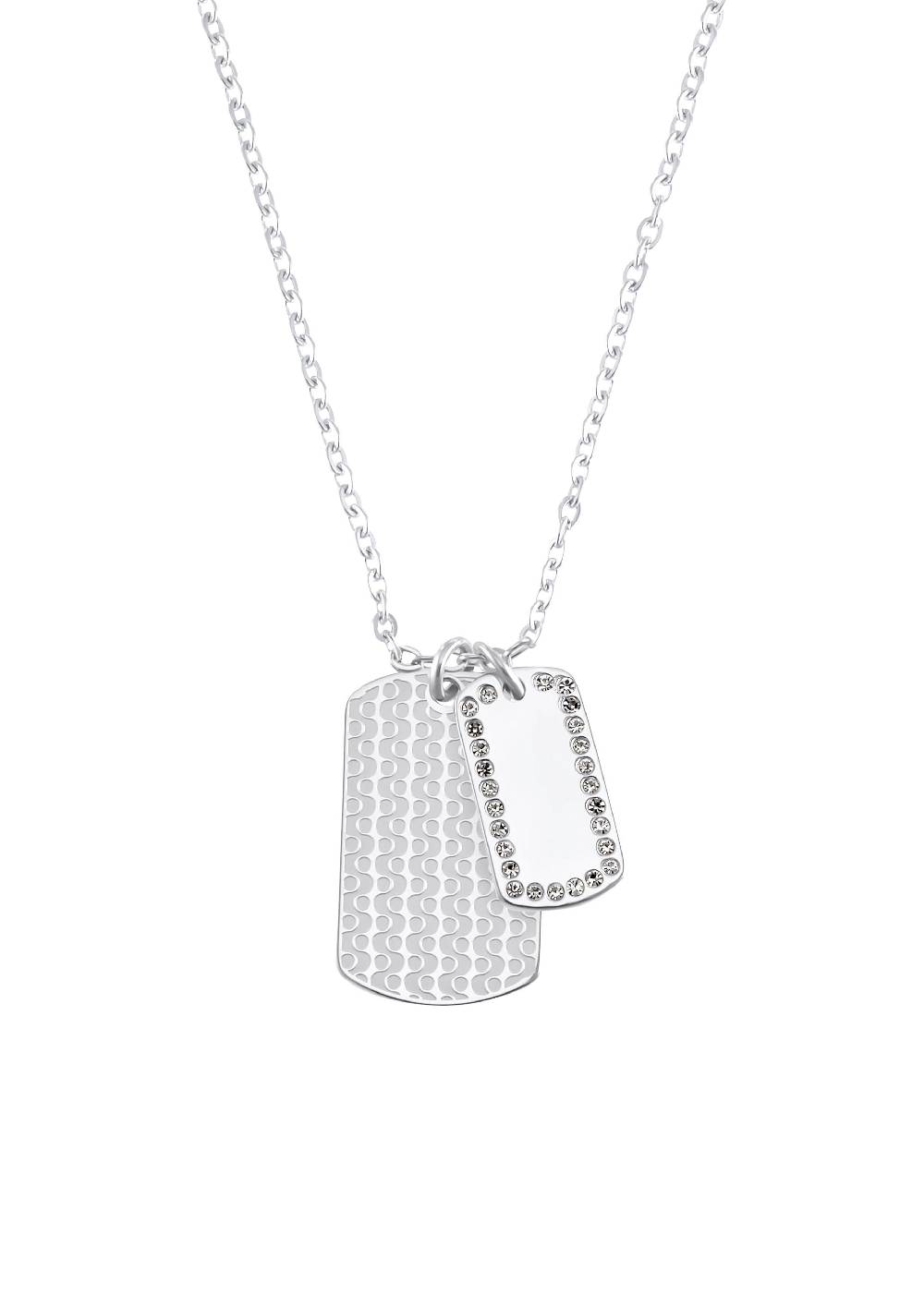 S.Oliver Halskette In Dog-Tag-Optik