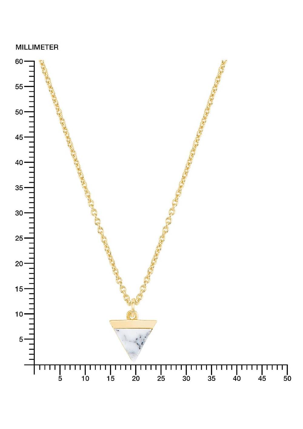 S.Oliver Halskette In Marmor-Optik