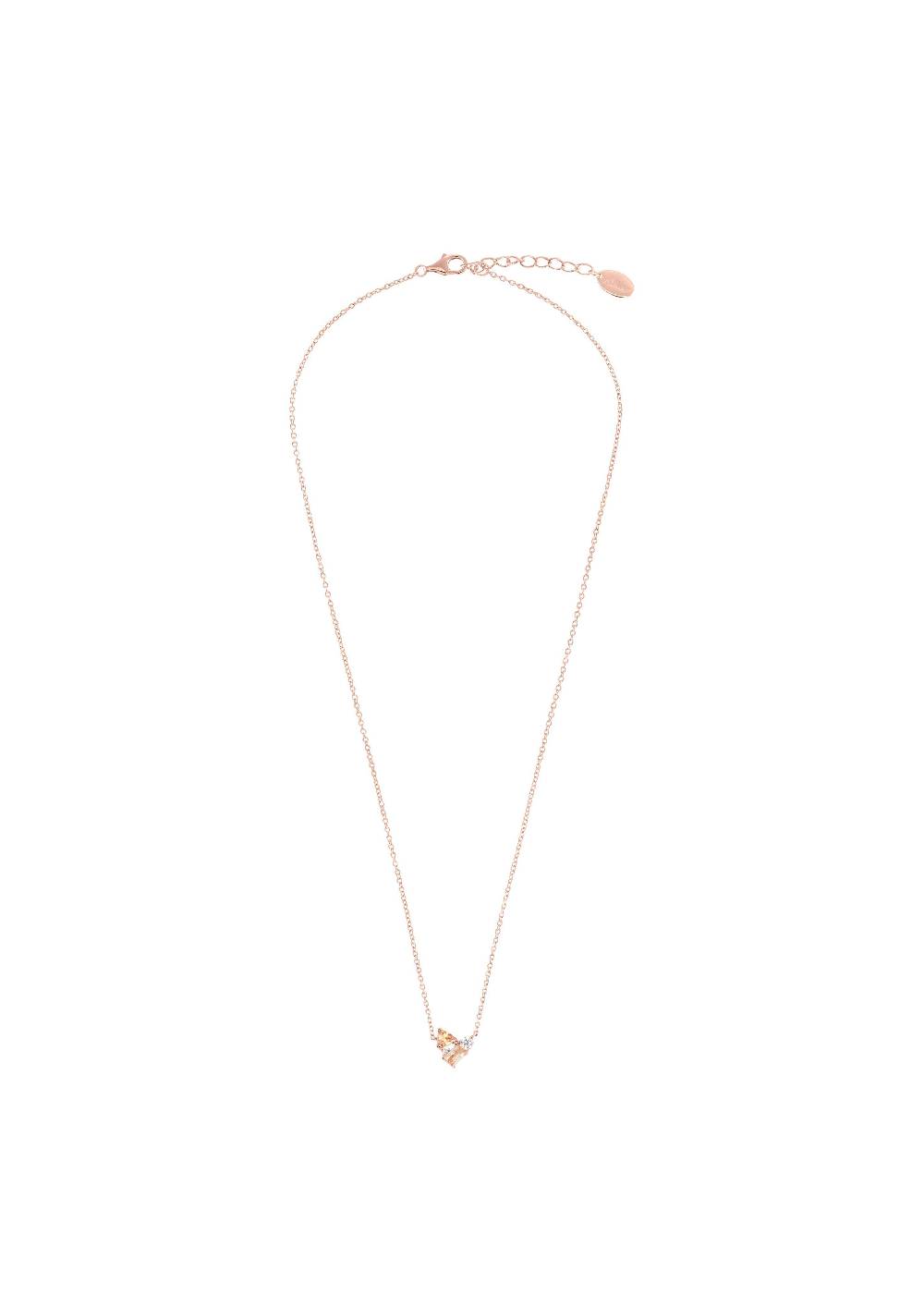 S.Oliver Halskette In Rosévergoldetem Silber
