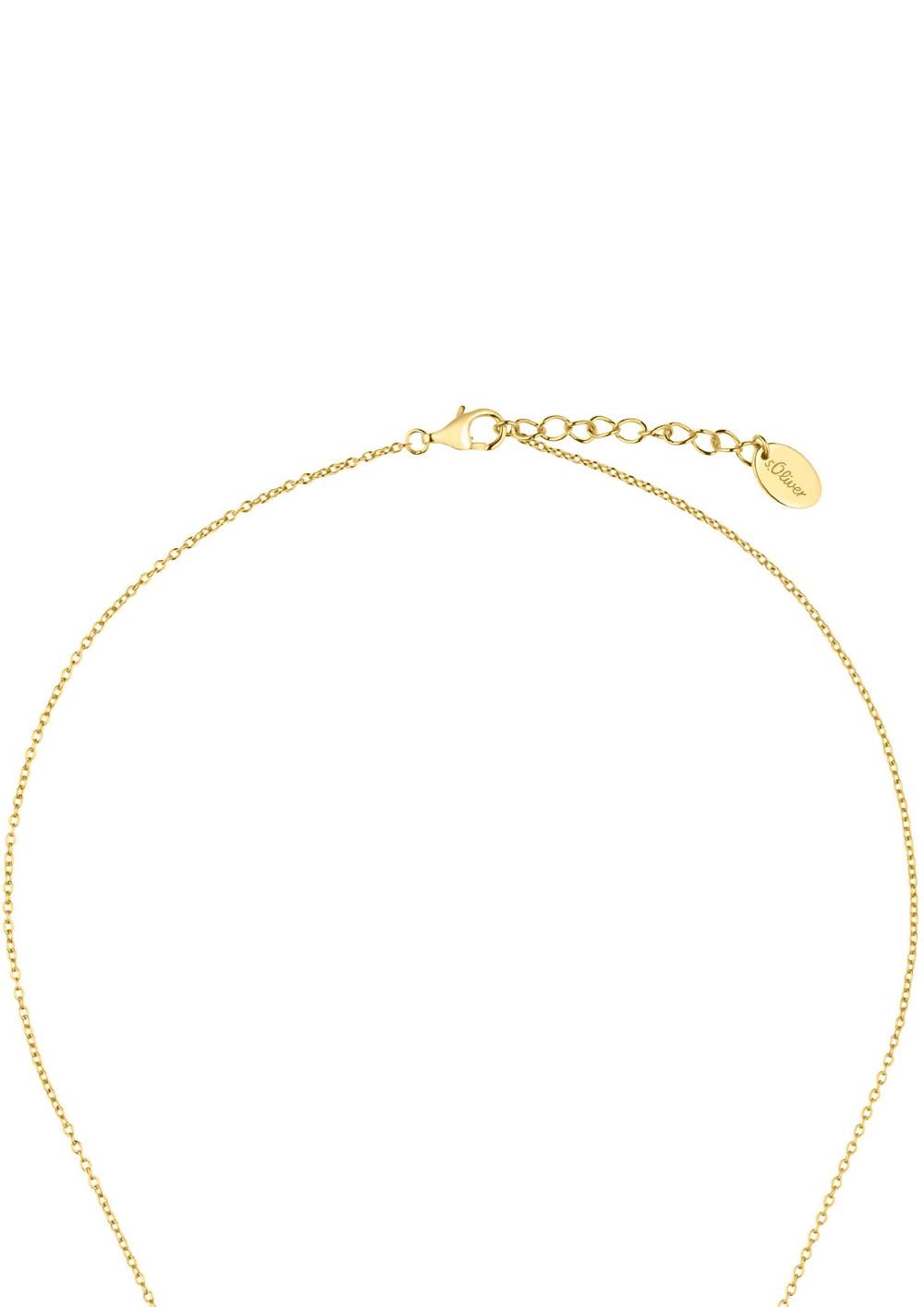 S.Oliver Halskette Mit Buntem Anhänger