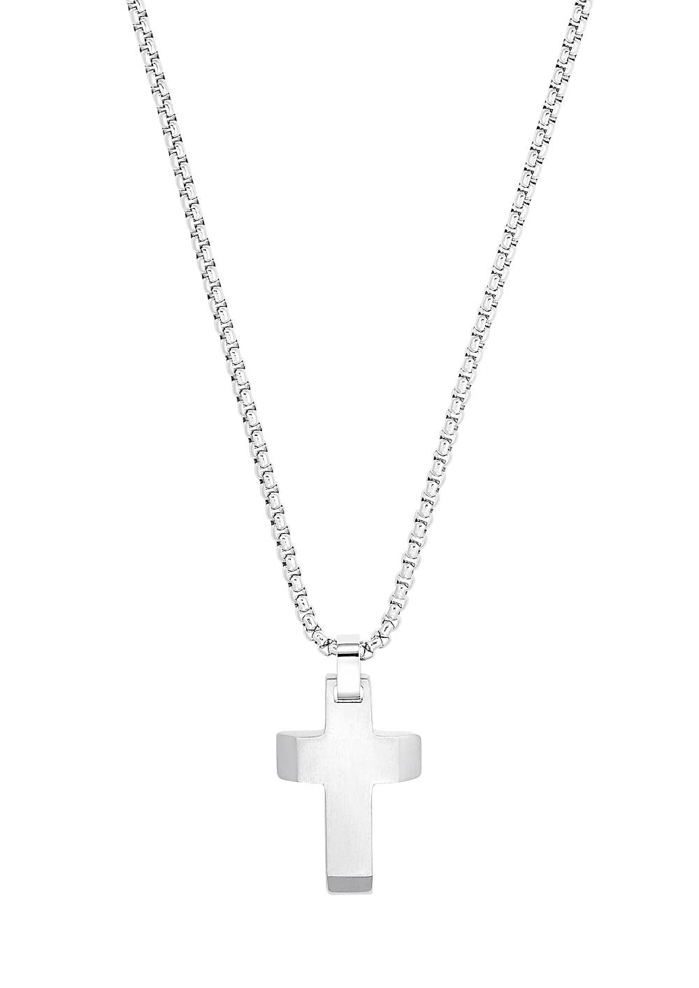 S.Oliver Halskette Mit Kreuz-Anhänger