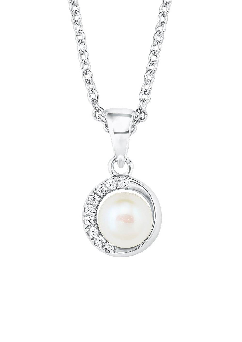 S.Oliver Halskette Mit Perlen-Anhänger