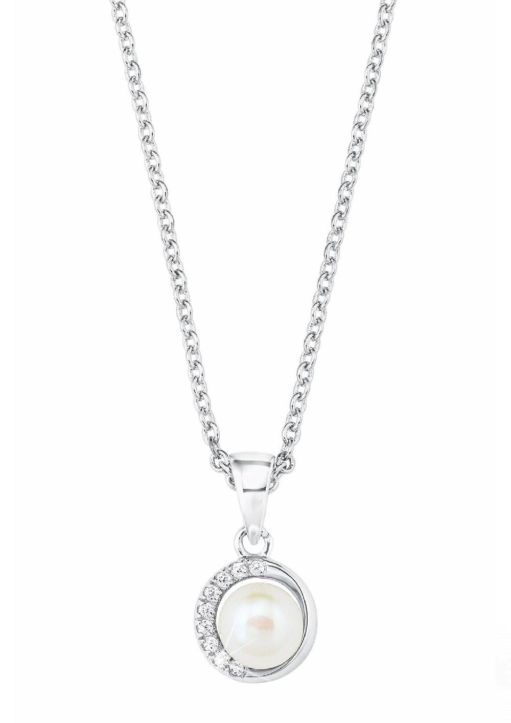 S.Oliver Halskette Mit Perlen-Anhänger