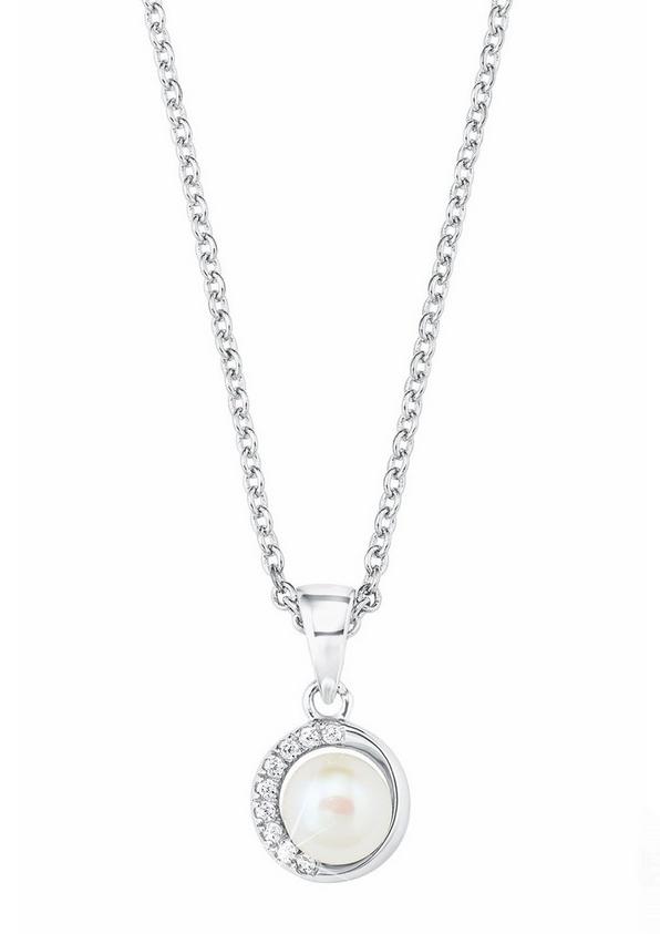 s.Oliver Halskette mit Perlen-Anhänger