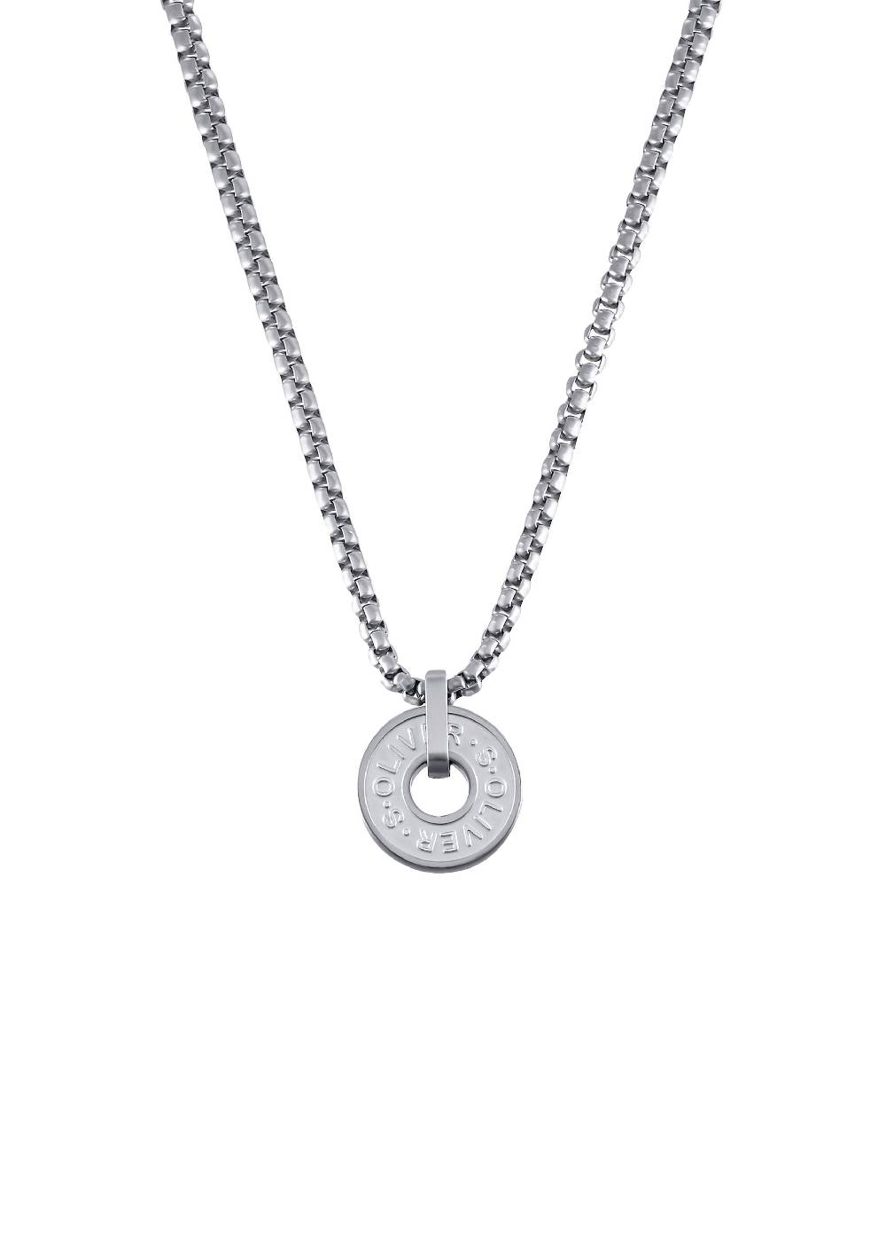 S.Oliver Halskette Mit Rundem Anhänger