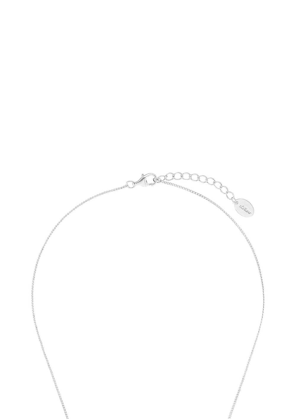 S.Oliver Halskette Mit Rundem Regenbogen-Anhänger