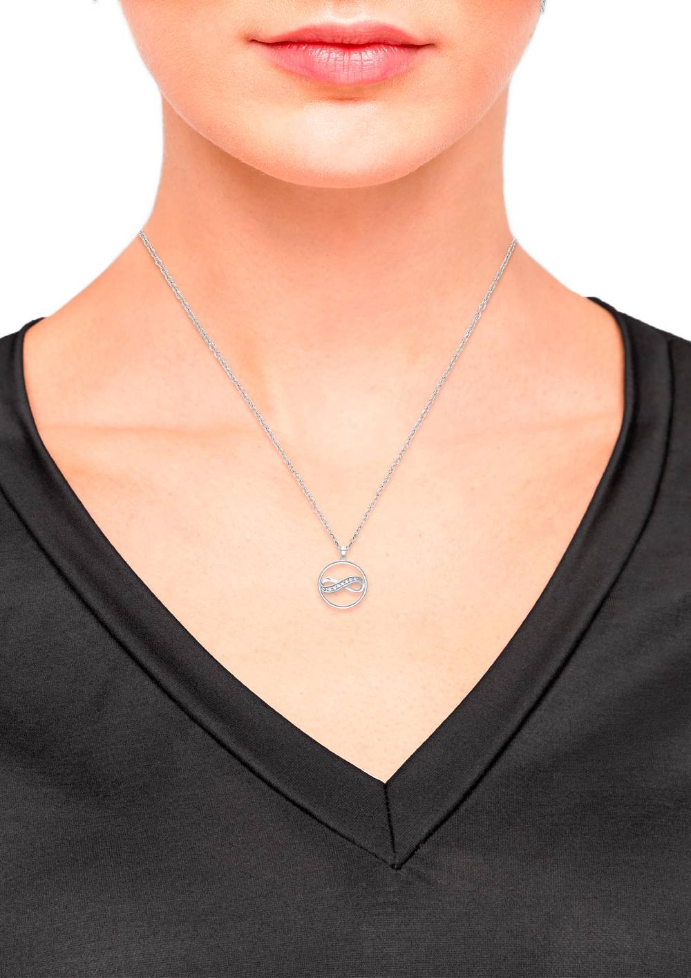 S.Oliver Halsschmuck Rhodiniert Silber 925