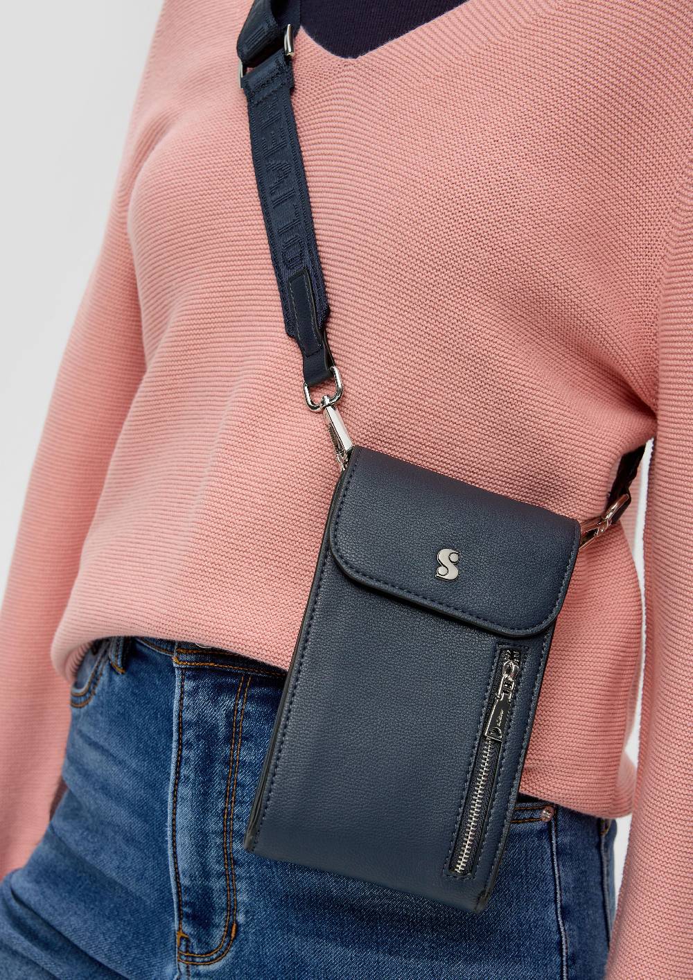 S.Oliver Handytasche In Leder-Optik