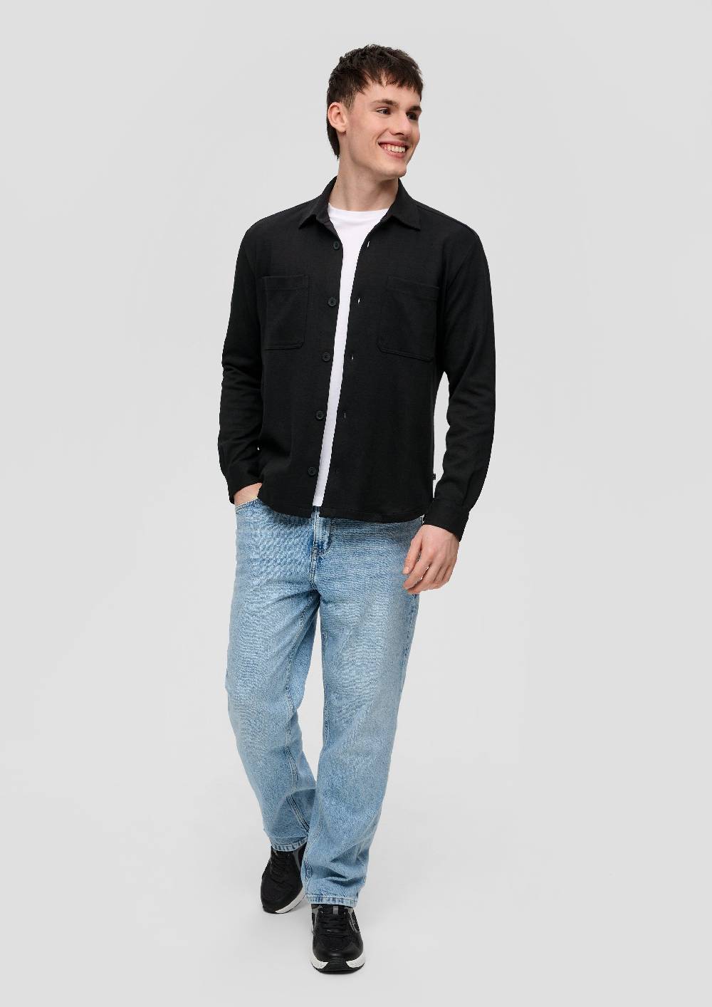 S.Oliver Hemd Aus Interlockjersey