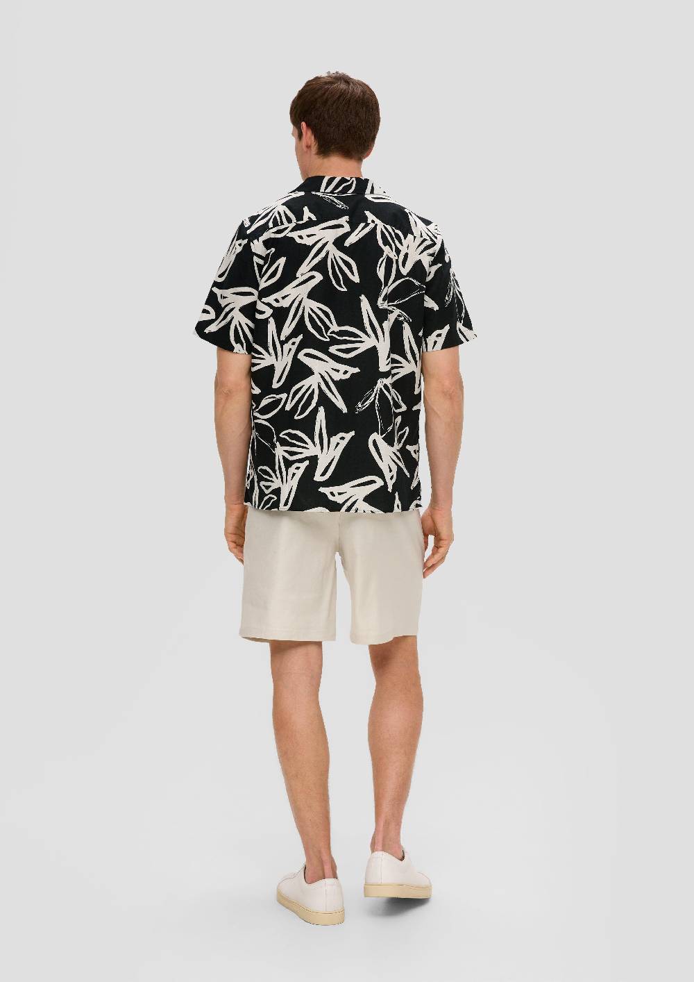 S.Oliver Hemd Aus Leinenmix Im Slim Fit